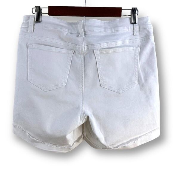 Baccini white denim shorts size M‎ - Picture 2 of 7